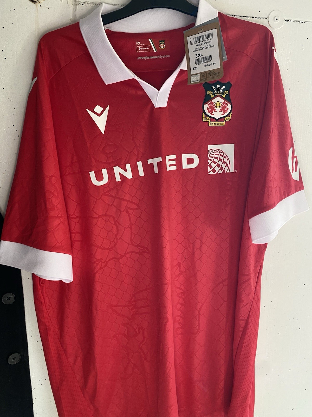 Wrexham Fc Jersey 3xl Bnwt for sale on Ebay