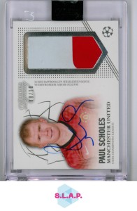 PAUL SCHOLES 08/10 AUTO TOPPS DYNASTY MANCHESTER UNITED UCL 2023 ENG MATCH-WORN for sale on Ebay