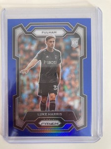 PANINI PRIZM PREMIER LEAGUE 23/24 LUKE HARRIS FULHAM BLUE 251/299. for sale on Ebay