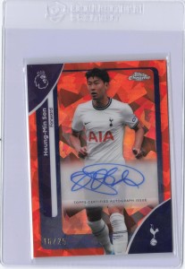Topps Chrome Sapphire Premier L. Auto Tottenham Hotspur Heung-Min Son /25 for sale on Ebay
