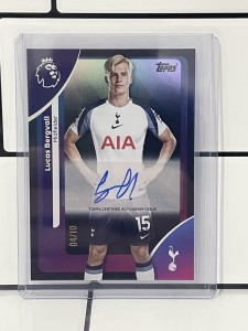 Topps Premier League 25/26 Lucas Bergvall /10 Auto - Tottenham Hotspur for sale on Ebay
