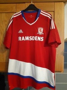 Middlesbrough Fc XL adult home football shirt,  2016/17 season. for sale on Ebay