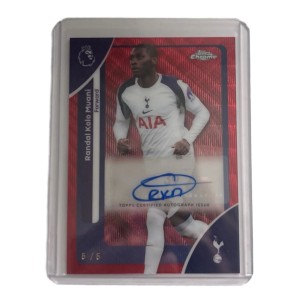 Randal Kolo Muani 5/5 Bookend Auto Topps Chrome Ultra Rare Tottenham Hotspur for sale on Ebay
