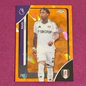 Topps Chrome Sapphire Edition Season 2026 Kevin 25/25 Fulham FC Bookend  for sale on Ebay