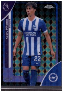 Kaoru Mitoma /10 2025-26 Topps Chrome Premier League Brighton for sale on Ebay