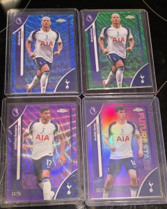 Tottenham Topps Chrome Premier League Numbered Bundle Gray/Romero/Richarlison for sale on Ebay