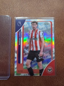 Nathan Collins 01/92 Bookend! - Topps Chrome 2026 - Brentford for sale on Ebay