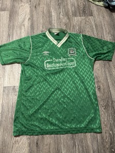 Matchworn Plymouth Argyle Shirt 1987/90 Season for sale on Ebay