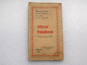 Vintage Brentford Football Club Official Handbook 1928-29 Season for sale on Ebay