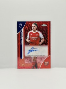 Topps Chrome Premier League 2026 Viktor Gyokeres Auto /5 LogoFractor Arsenal for sale on Ebay