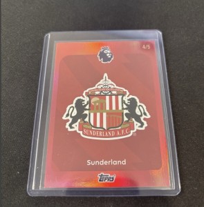 Topps Premier League 25/26 Sunderland Badge 4/5 for sale on Ebay