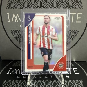 2025/26 TOPPS CHROME PL BRENTFORD JORDAN HENDERSON WHITE /30 for sale on Ebay