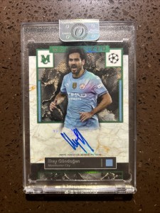 Topps Museum Collection Uefa UCL Ilkay Gundogan Manchester City Marbleized 1/1 for sale on Ebay