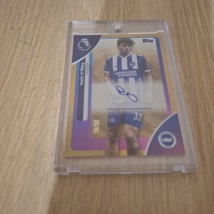 Matt O'Riley Brighton Auto /50 Topps Premier League 2025/26 Autograph Card for sale on Ebay