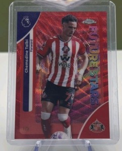Chemsdine Talbi Red /5 2025-2026 Topps Chrome EPL 1/5 - Sunderland  for sale on Ebay