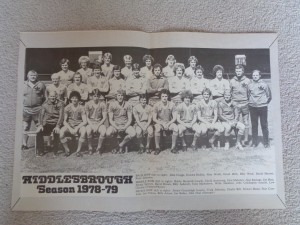 MIDDLESBROUGH FC 1978-79 TEAM PICTURE EX PROGRAMME UK POST FREE for sale on Ebay