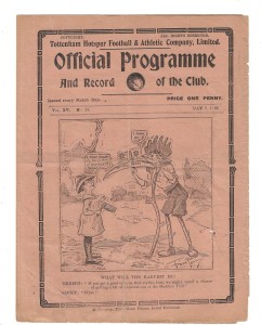 TOTTENHAM HOTSPUR v HUDDERSFIELD TOWN 1922-3 for sale on Ebay