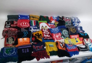 Large Bundle X40 Football Club & Sporting Scarves Mixed Teams for sale on Ebay