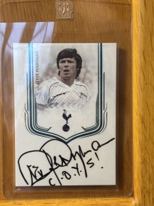 Futera Tottenham Steve Perryman 3/3 On Card Auto! Unique Memorabilia for sale on Ebay