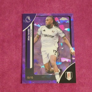 Topps Chrome Sapphire Edition 2026 Alex Iwobi /15 Purple Refractor Fulham FC  for sale on Ebay