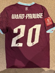 James Ward-Prowse Matchworn Burnley FC for sale on Ebay