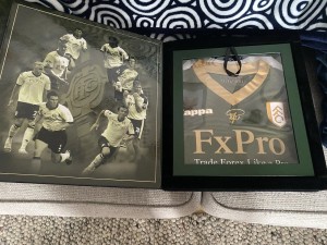 FULHAM FC SEASON 2010/11 LIMITED EDITION SHIRT CELEBRATES 10 PREMIERSHIP YEARS for sale on Ebay