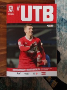 Middlesbrough V Charlton Athletic Programme 11th March 2026 for sale on Ebay