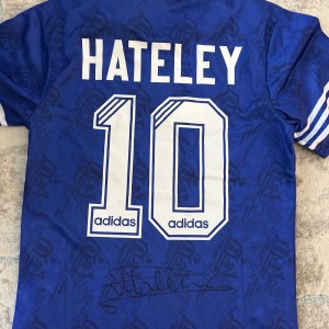 Mark Hateley Signed Rangers Number Ten  Official Home Shirt Coa for sale on Ebay
