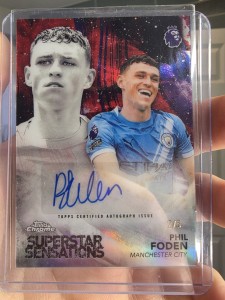 Topps 2026 Premier League Chrome Phil Foden 2/5 Manchester City for sale on Ebay