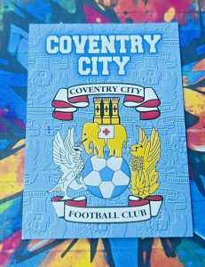 MERLIN PREMIER GOLD 1996/97- COVENTRY CITY - CLUB BADGE EMBOSSED CARD #E05 for sale on Ebay