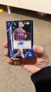 Topps Premier League Chrome Sapphire Adam Wharton Auto /10 Crystal Palace for sale on Ebay