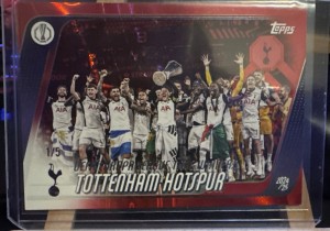 Topps Flagship UCC 2025/26 Tottenham Hotspur Trophy Lift 1/5 for sale on Ebay