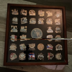 Danbury Mint Celtic 1967 Gold Plated Pin Badge Set for sale on Ebay