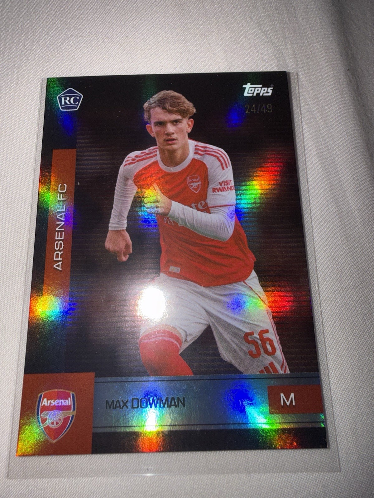 Max Dowman /49 ROOKIE RC Topps Arsenal Team Set 2025/26 for sale on Ebay