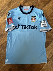 Match-worn Wrexham AFC football shirt - Liam McAlinden for sale on Ebay