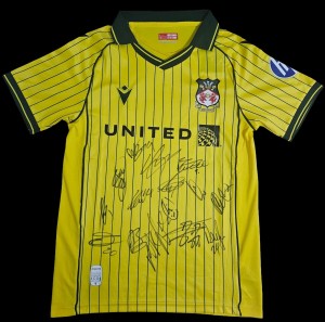 Wrexham Afc Squad Signed 2025/26 Away Shirt Football Autograph - COA & PROOF for sale on Ebay