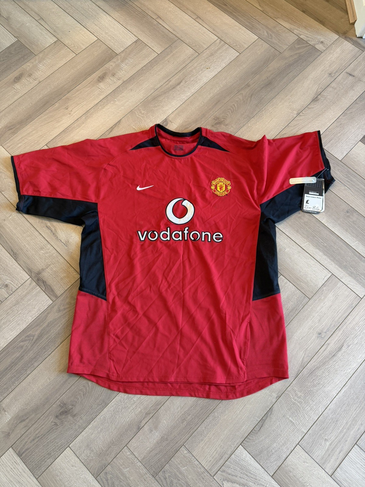 Man Utd Home Shirt 2002 for sale on Ebay