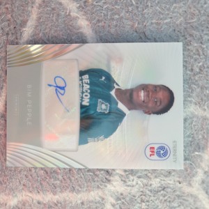 Panini EFL Eternity Autograph - Bim Pepple- Plymouth Argyle  for sale on Ebay