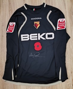 Watford players shirt Mart Poom match issue player shirt Poppy (not match worn) for sale on Ebay