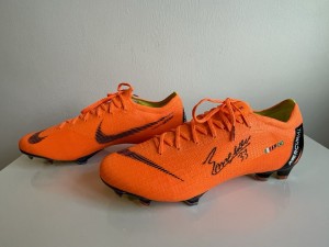 Nike Vapor 12 Elite FG Player Personal Boots Emerson Chelsea Signed 2018 Size 9 for sale on Ebay
