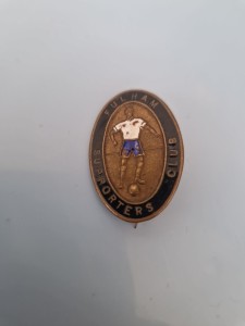 Fulham Supporters Club Vintage Pin Badge for sale on Ebay