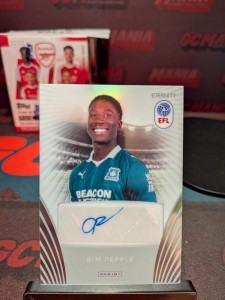 Panini EFL Eternity 2026 Bim Pepple Auto Plymouth Argyle Mint Condition for sale on Ebay