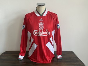 Liverpool Long Sleeve Player Shirt 1993/1994/1995 Vintage Football Matchworn for sale on Ebay