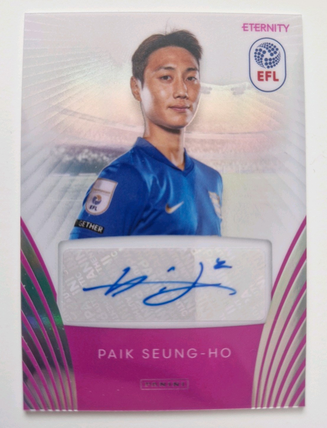 Panini Eternity EFL 2025/2026 Paik Seung Ho Autograph 01/20!! Birmingham City for sale on Ebay