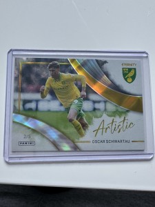 Panini EFL Eternity Gold Artistic 2/5 Oscar Schwartau - Norwich City for sale on Ebay