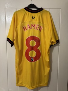 Sheffield United 23/24 Away Kit Signed By Gustavo Hamer for sale on Ebay