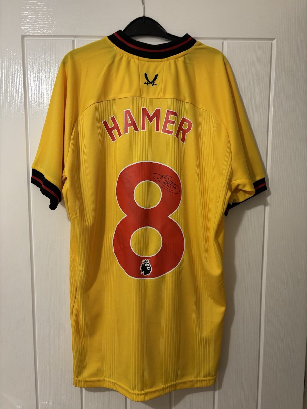 Sheffield United 23/24 Away Kit Signed By Gustavo Hamer for sale on Ebay