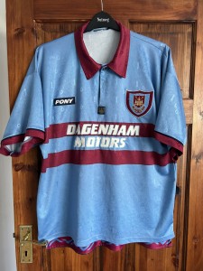 West Ham United FC 1995/96 1996/97 Vintage Away Pony Football Shirt Adult XL £3 for sale on Ebay