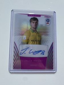 Panini EFL Eternity Rookie Autograph Purple 05/20 Jacob Wright - Norwich City for sale on Ebay