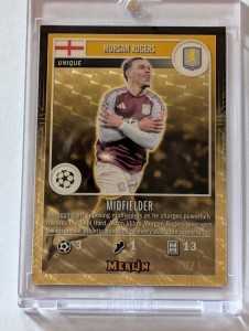 Morgan Rogers Superfractor 1/1 Topps Merlin, Aston Villa for sale on Ebay
